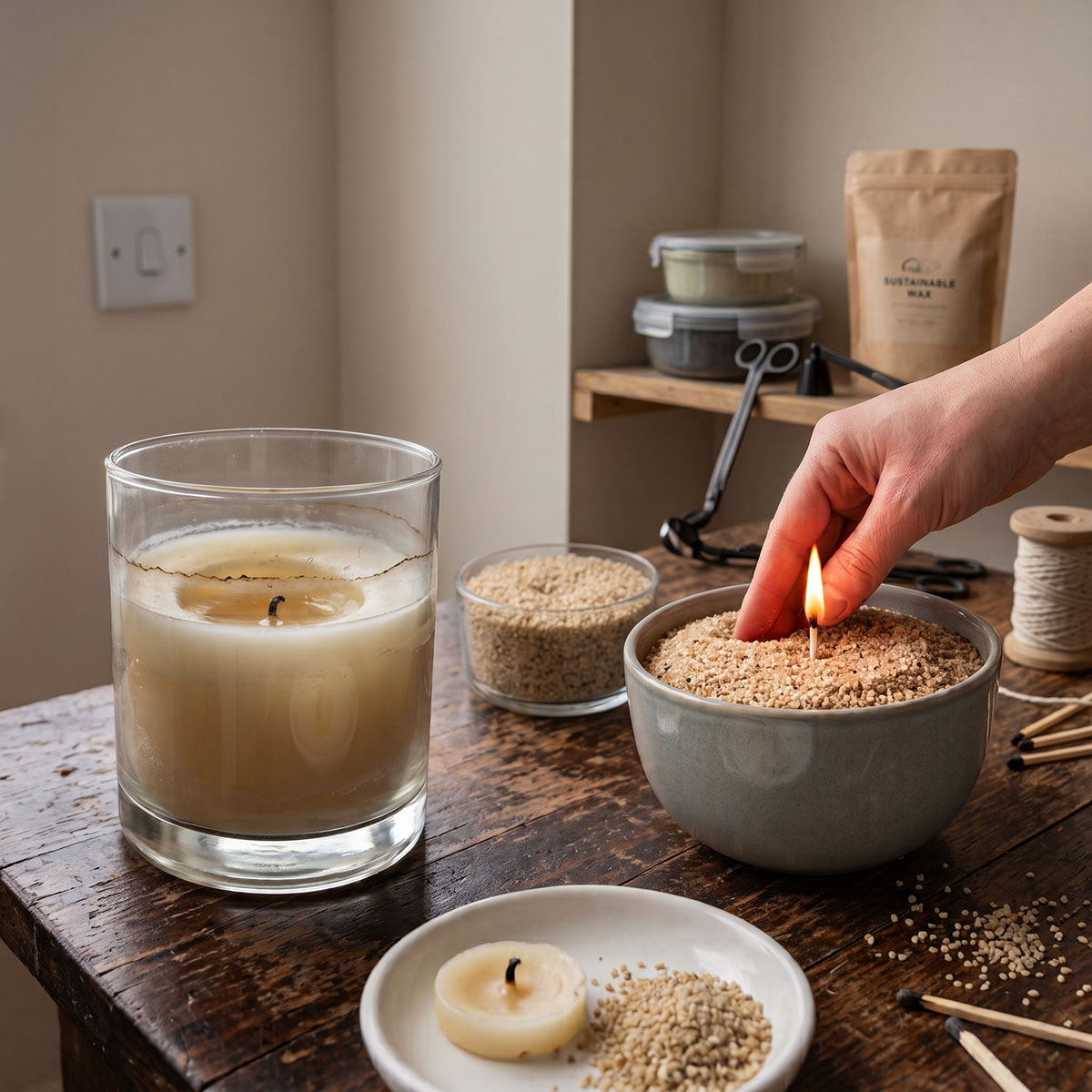 Candle sand has no tunnelling