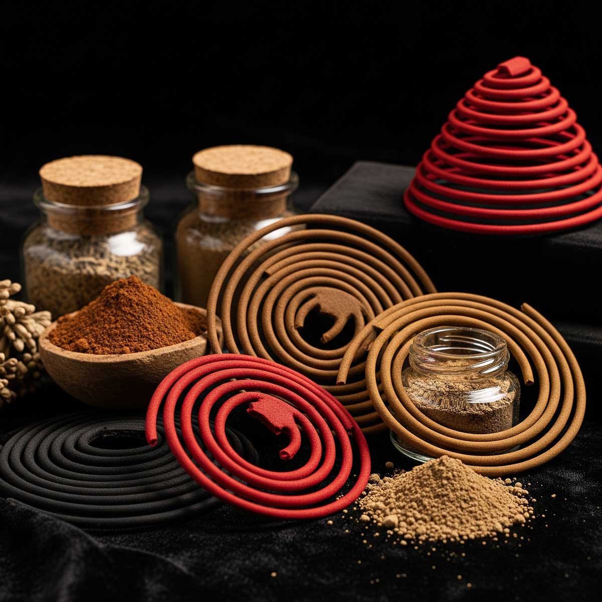 Incense Coils and Powders