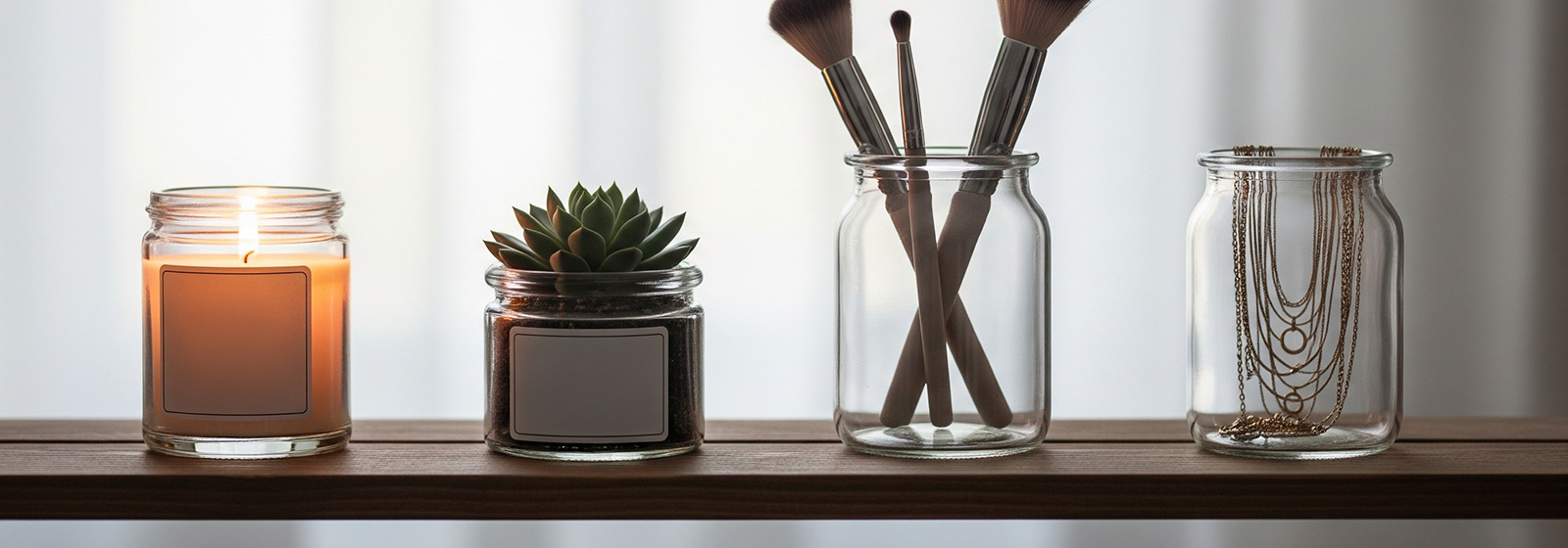 Upcycle your empty candle jars