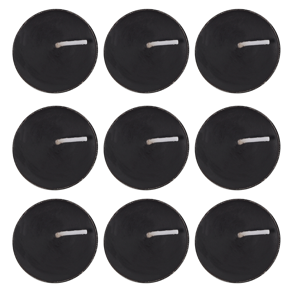 Pack of 9 Opium Scented Black Tealights1