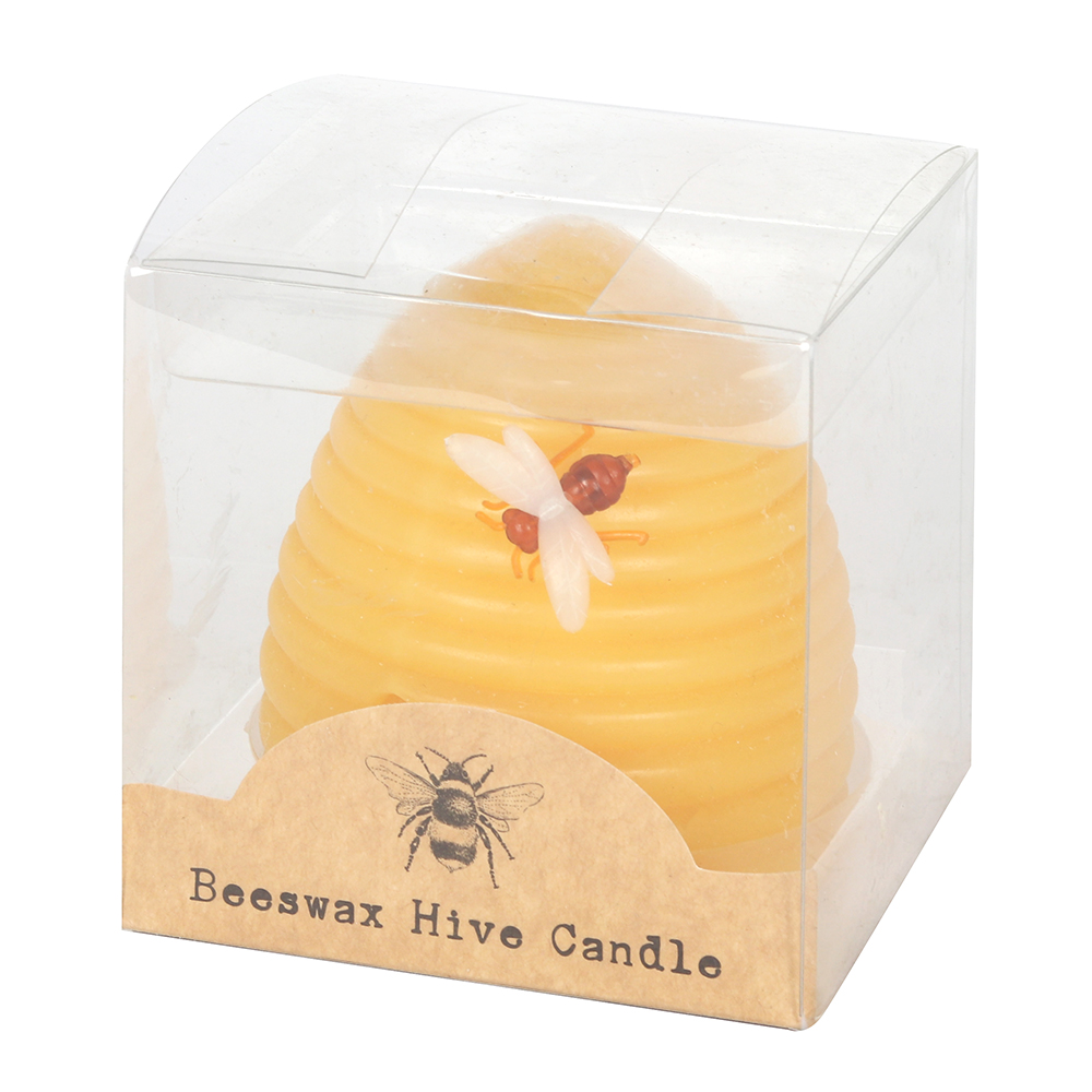 Beeswax Hive Shaped Candle2