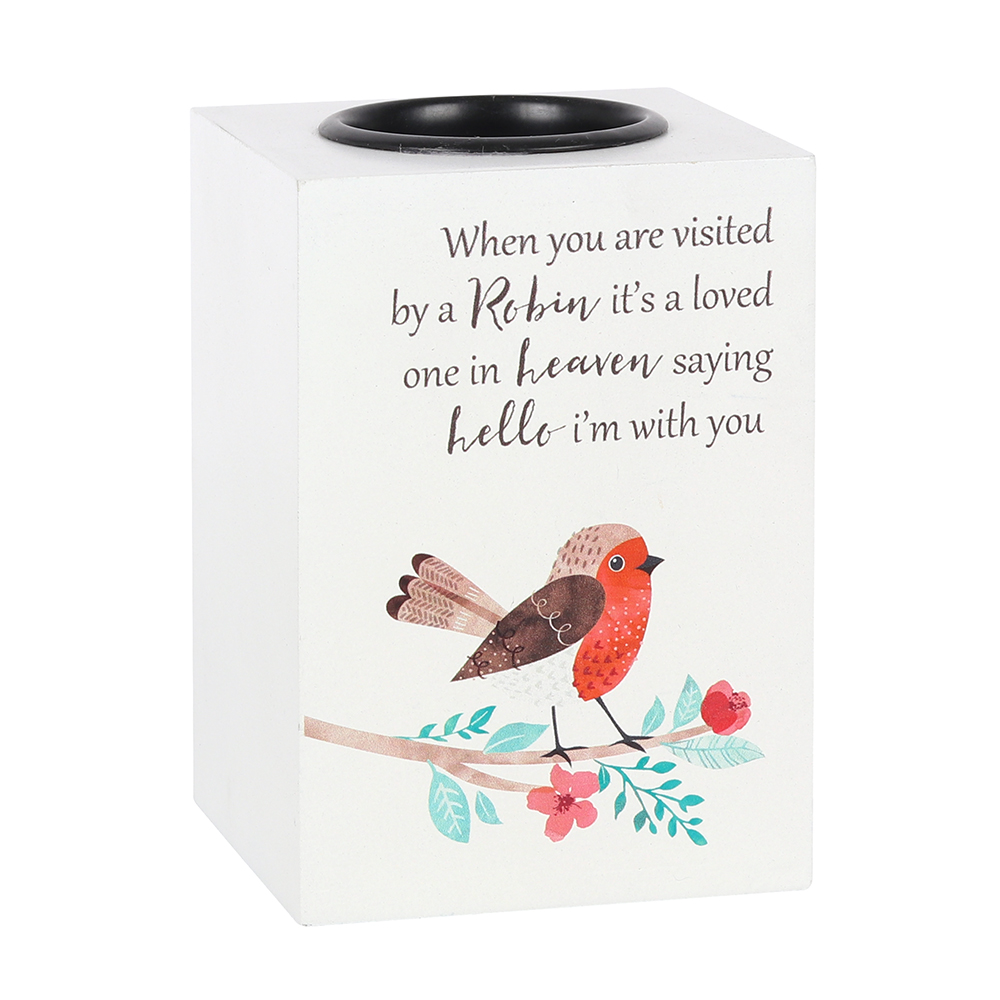 Visited by a Robin Tealight Holder1