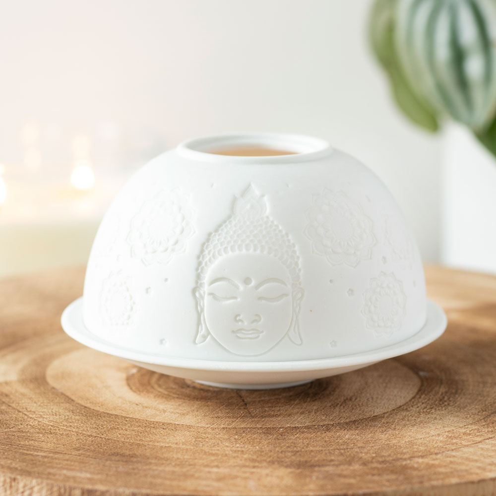 Buddha Face Dome Tealight Holder3