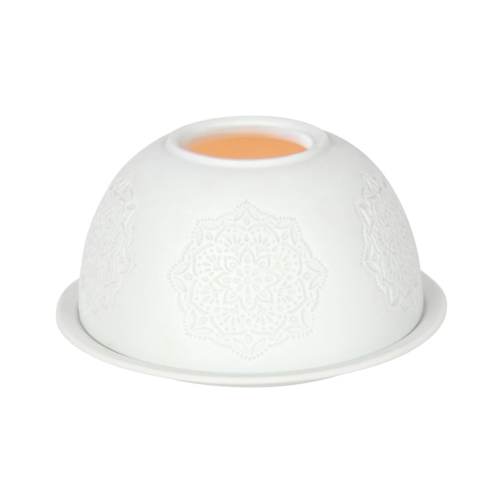 Mandala Dome Tealight Holder1