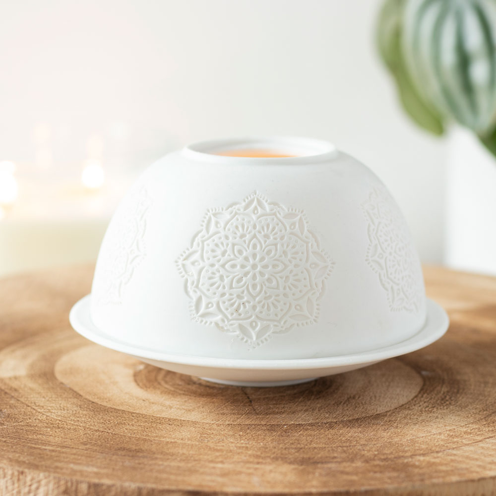Mandala Dome Tealight Holder3