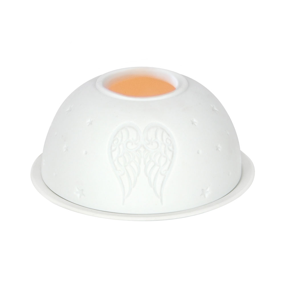 Angel Wings Dome Tealight Holder1