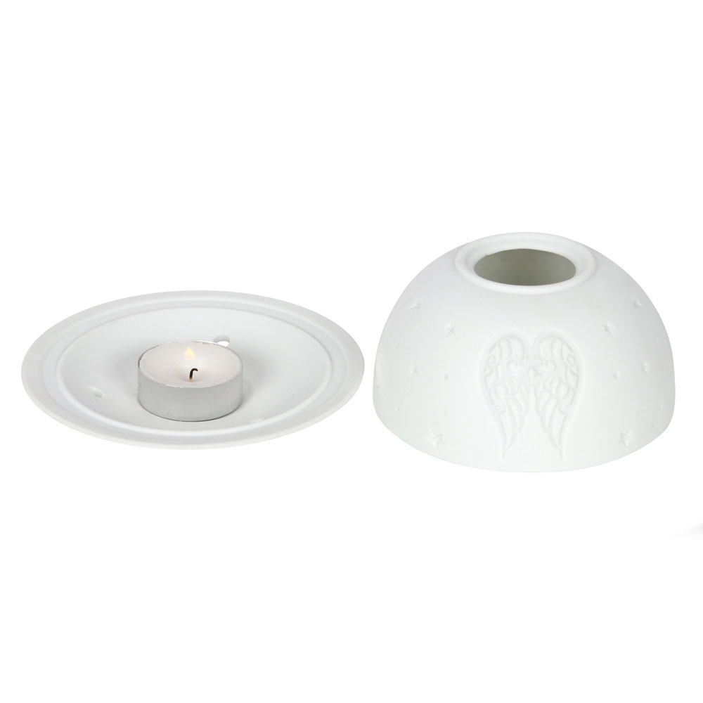 Angel Wings Dome Tealight Holder2