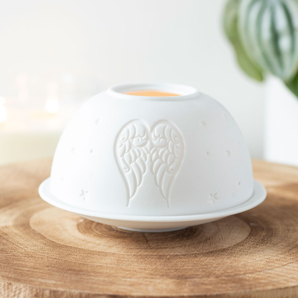 Angel Wings Dome Tealight Holder3