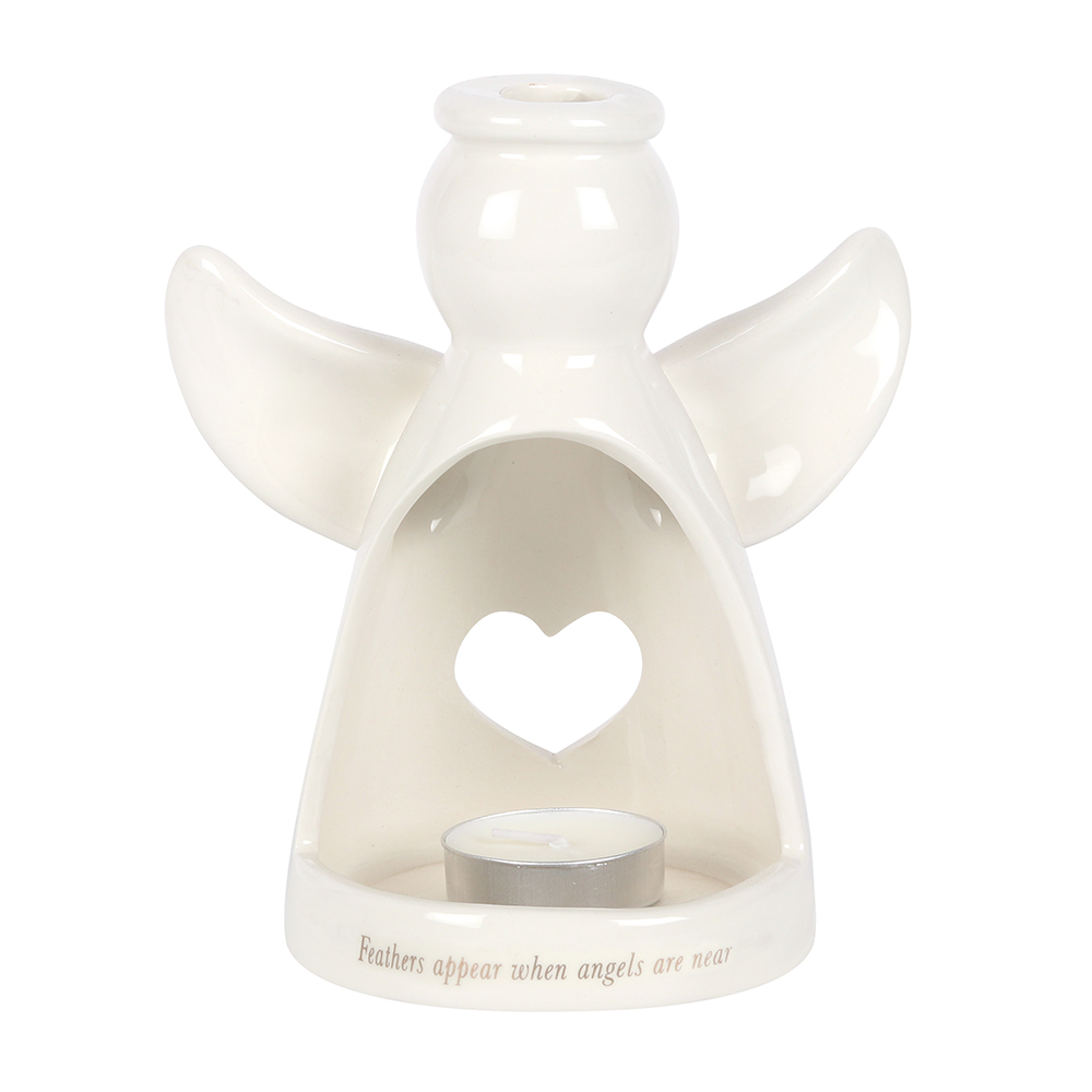 Feathers Appear Angel Tealight Holder