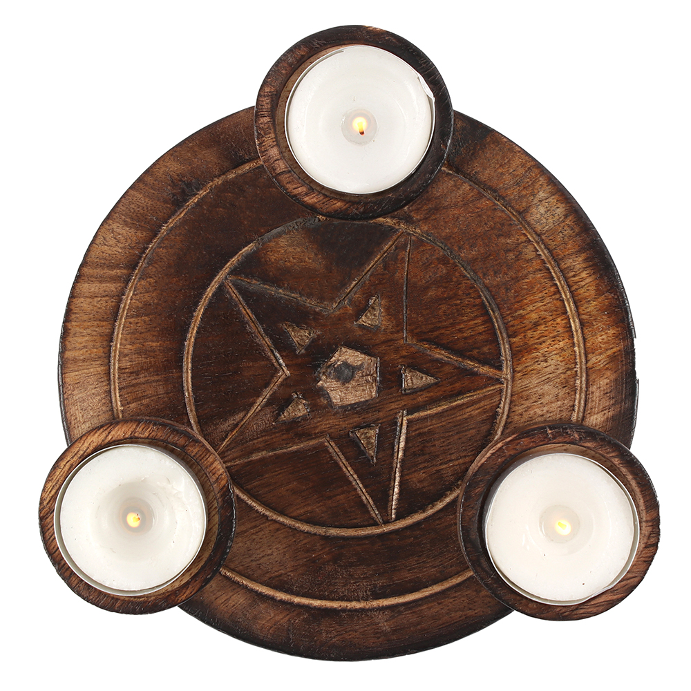 Pentagram Tealight Candle Holder