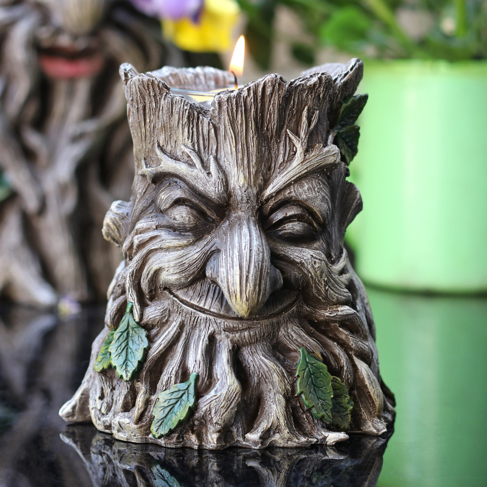Green Man Candle Holder2