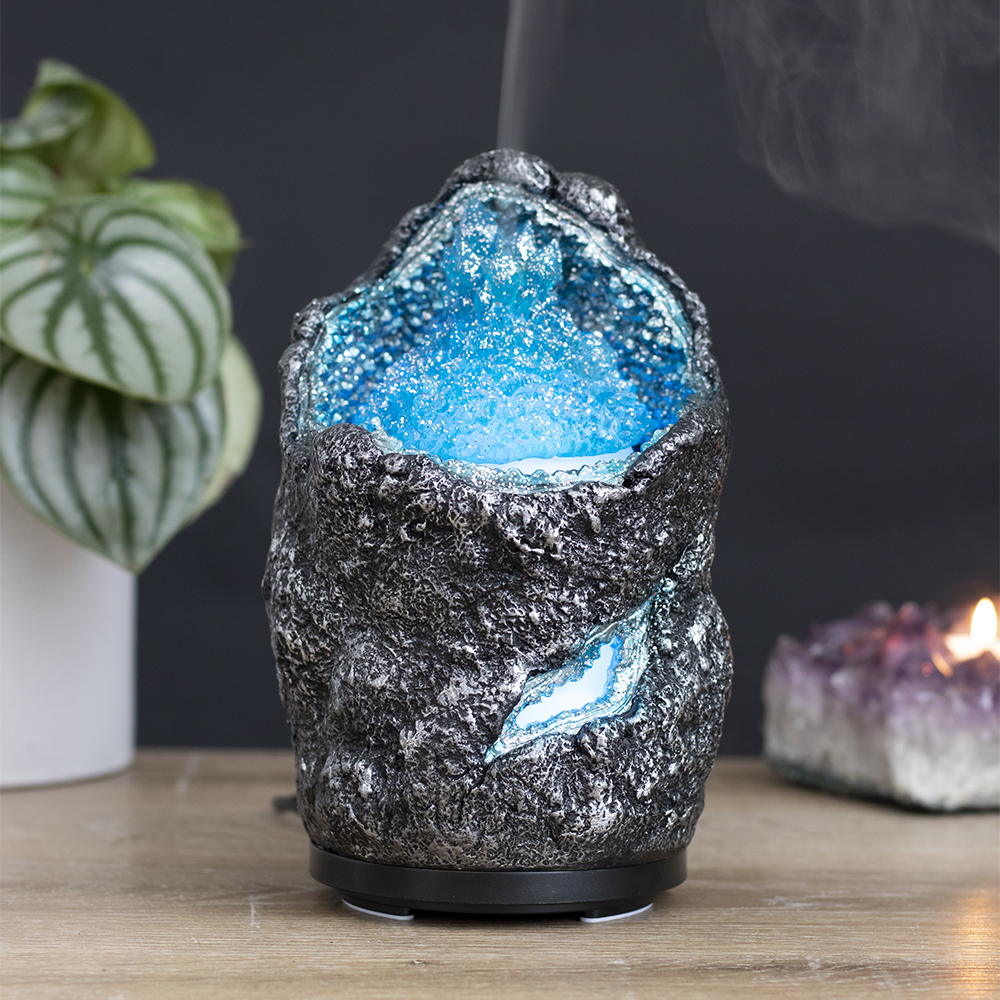 Blue Crystal Cave Electric Aroma Diffuser3