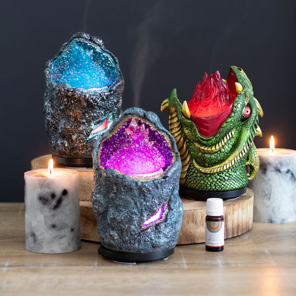 Purple Crystal Cave Electric Aroma Diffuser4