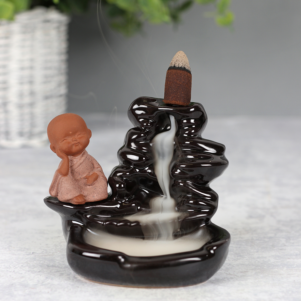 Buddha Waterfall Backflow Incense Burner3