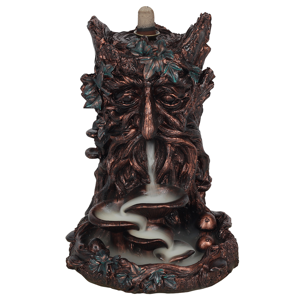 Bronze Effect Tree Man Backflow Incense Burner - Style 1