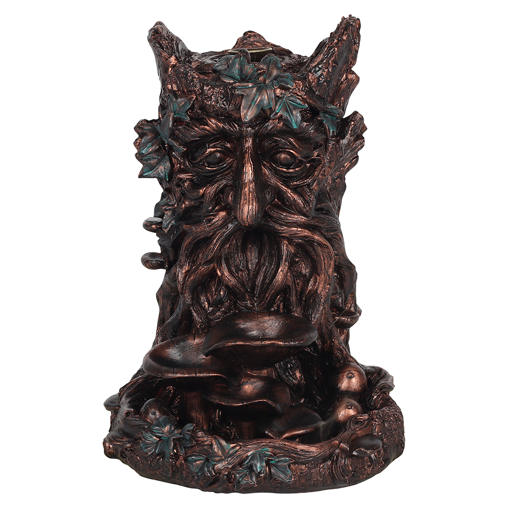 Bronze Effect Tree Man Backflow Incense Burner - Style 11