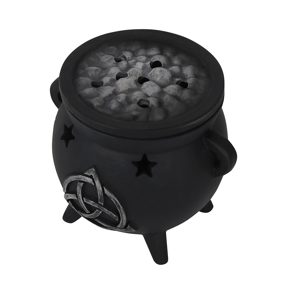 Triquetra Cauldron Incense Cone Holder1