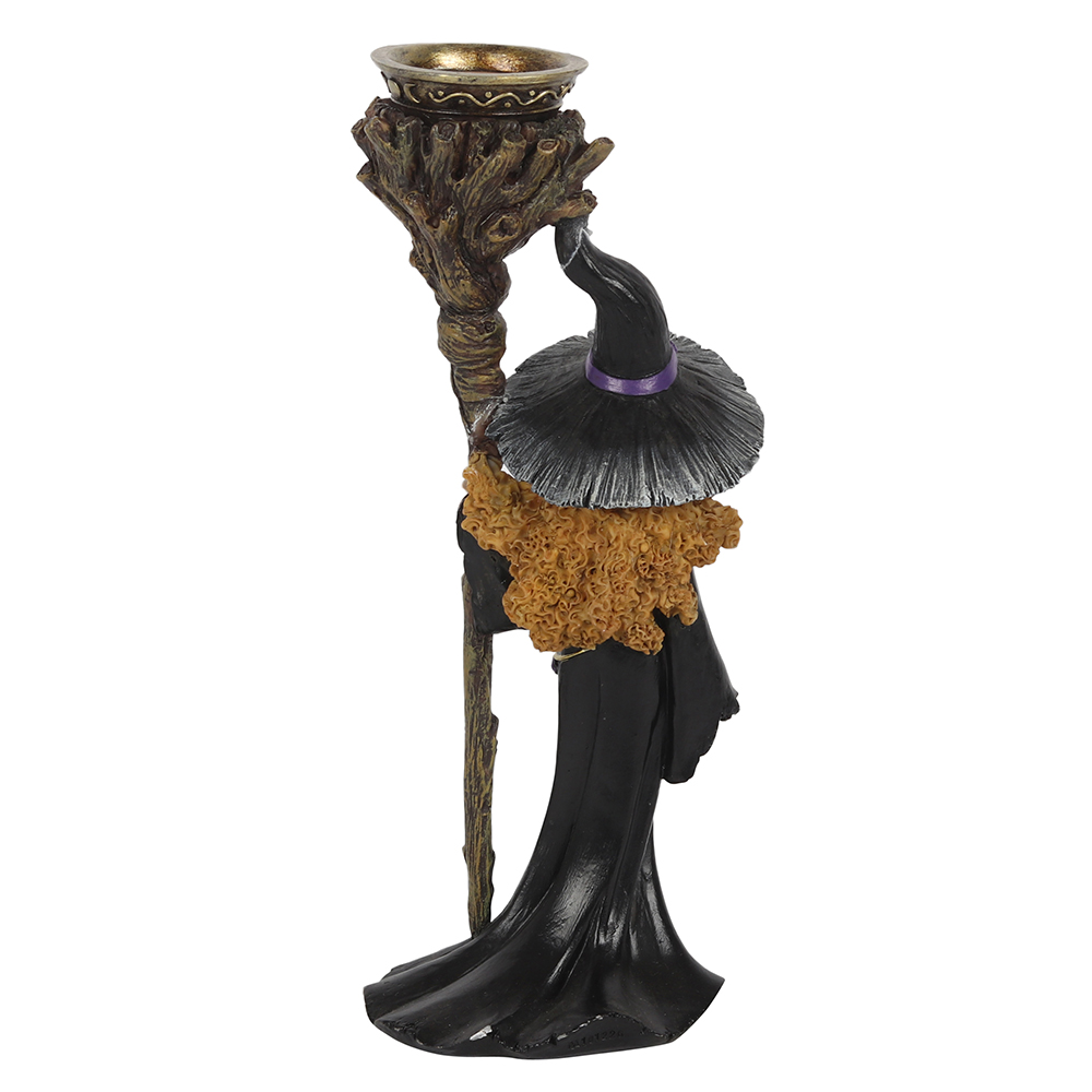 Witch with Staff Backflow Incense Burner2