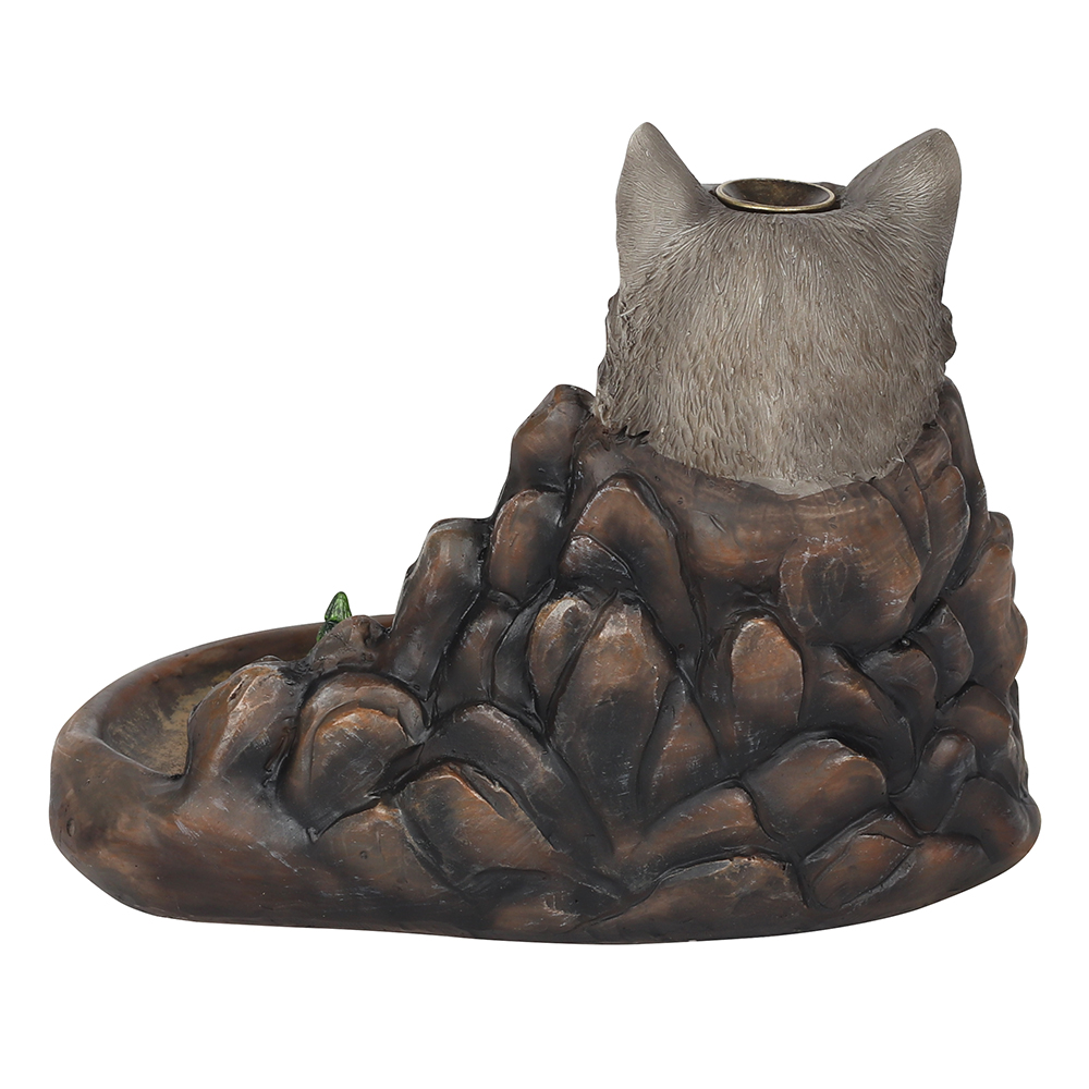 Grey Wolf Cliff Backflow Incense Burner2