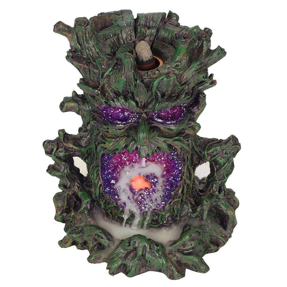 Dark Tree Man Backflow Incense Burner with Light1
