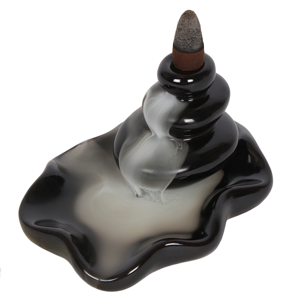 Large Pebbles Backflow Incense Burner1