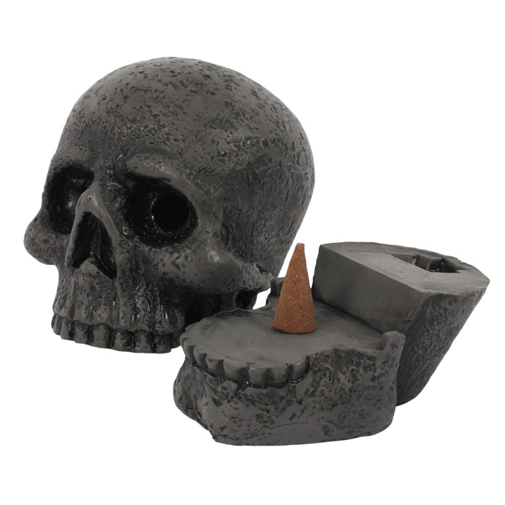Skull Incense Cone Holder1