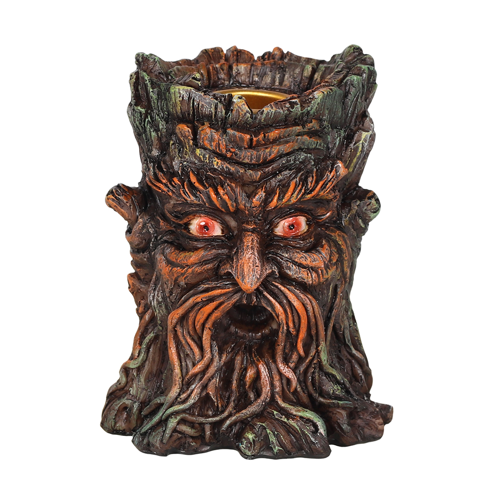 Small Green Man Backflow Incense Burner1