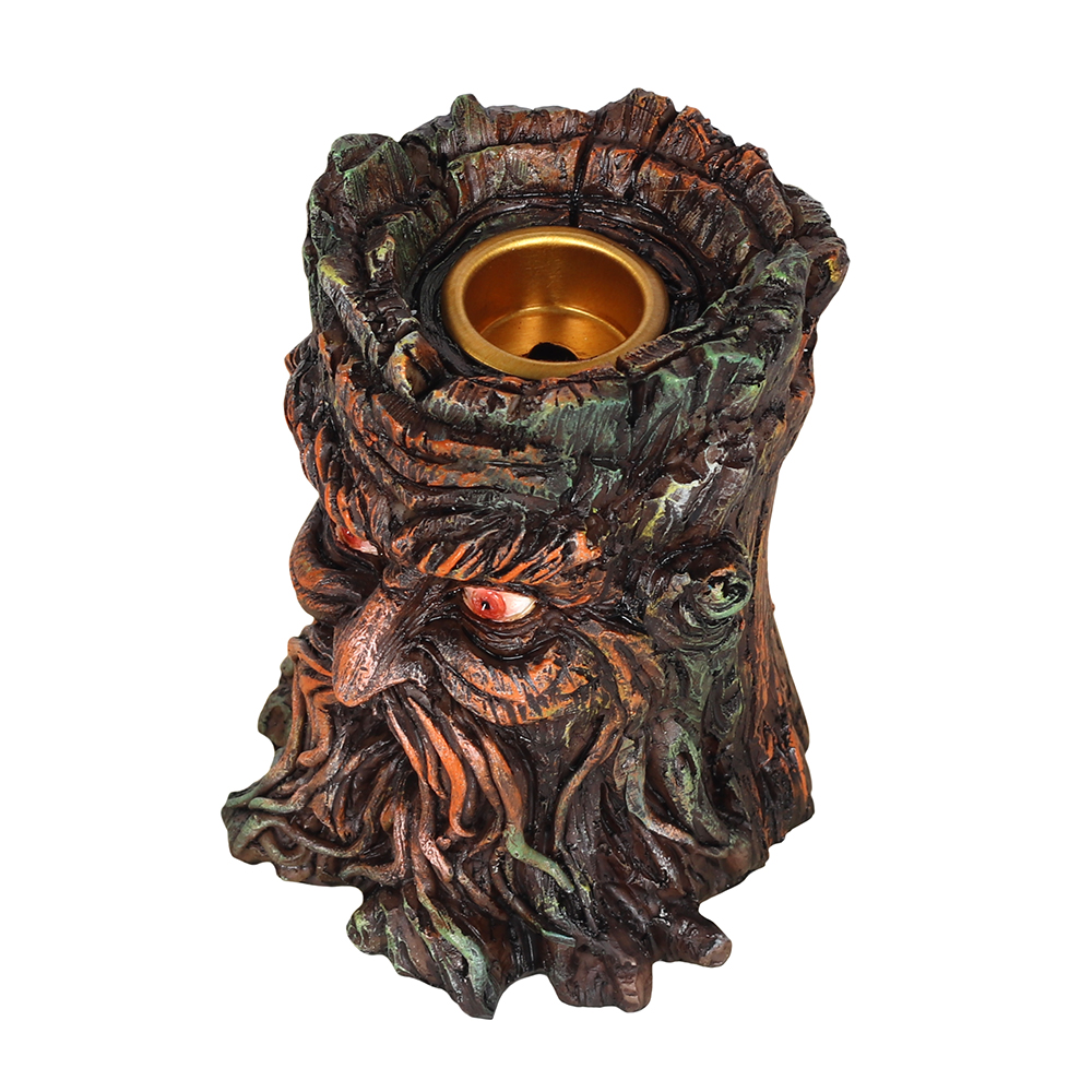 Small Green Man Backflow Incense Burner2