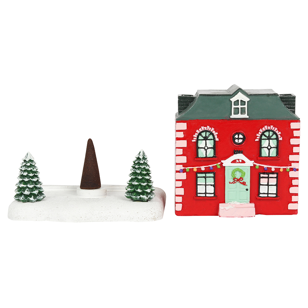 Christmas House Incense Cone Burner1