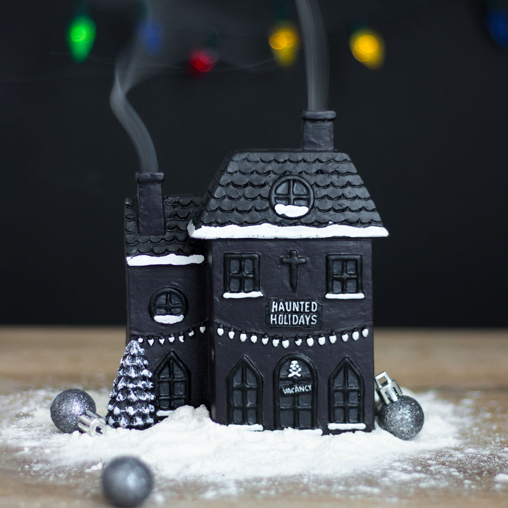 Haunted Holiday House Incense Cone Burner5
