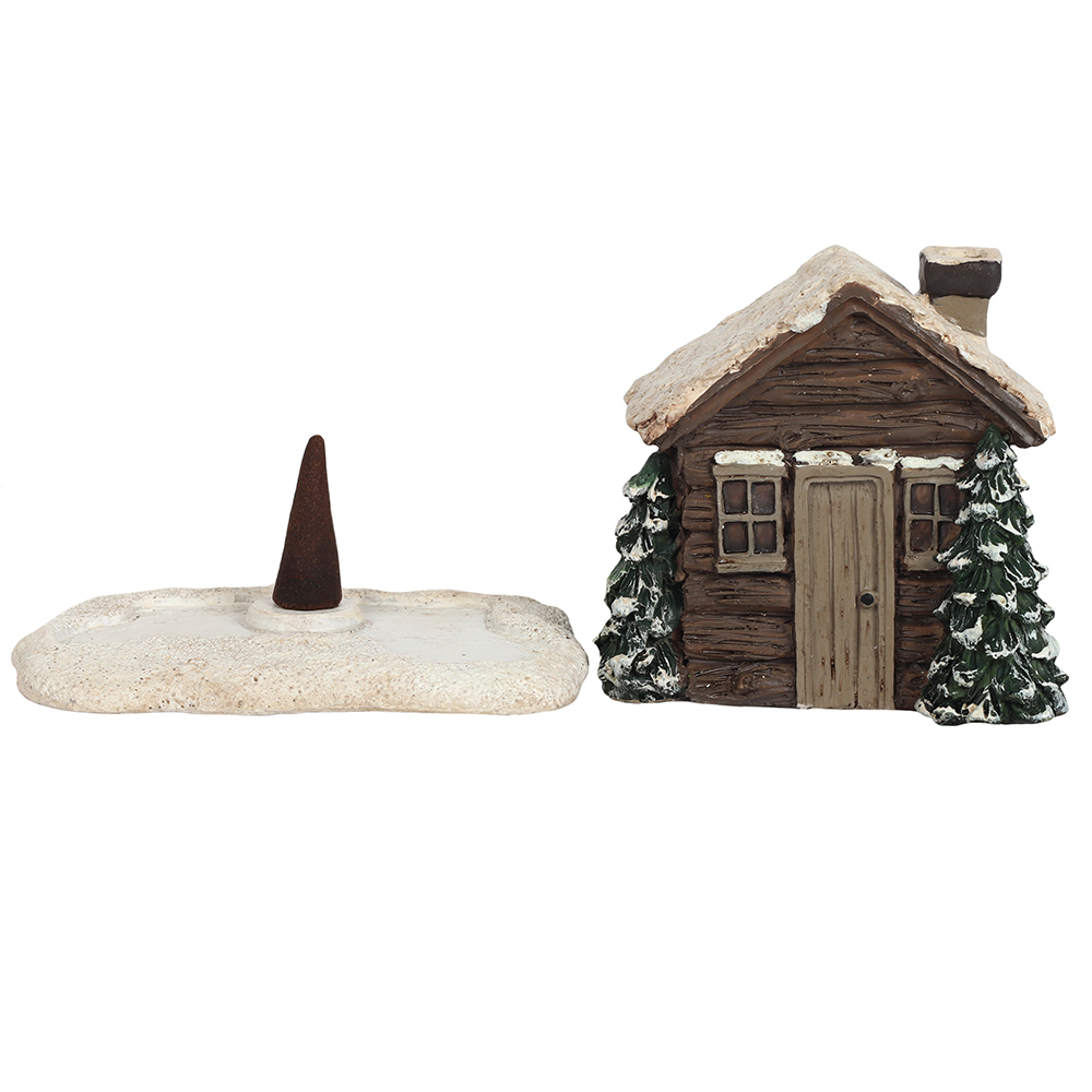 Log Cabin Incense Cone Burner2