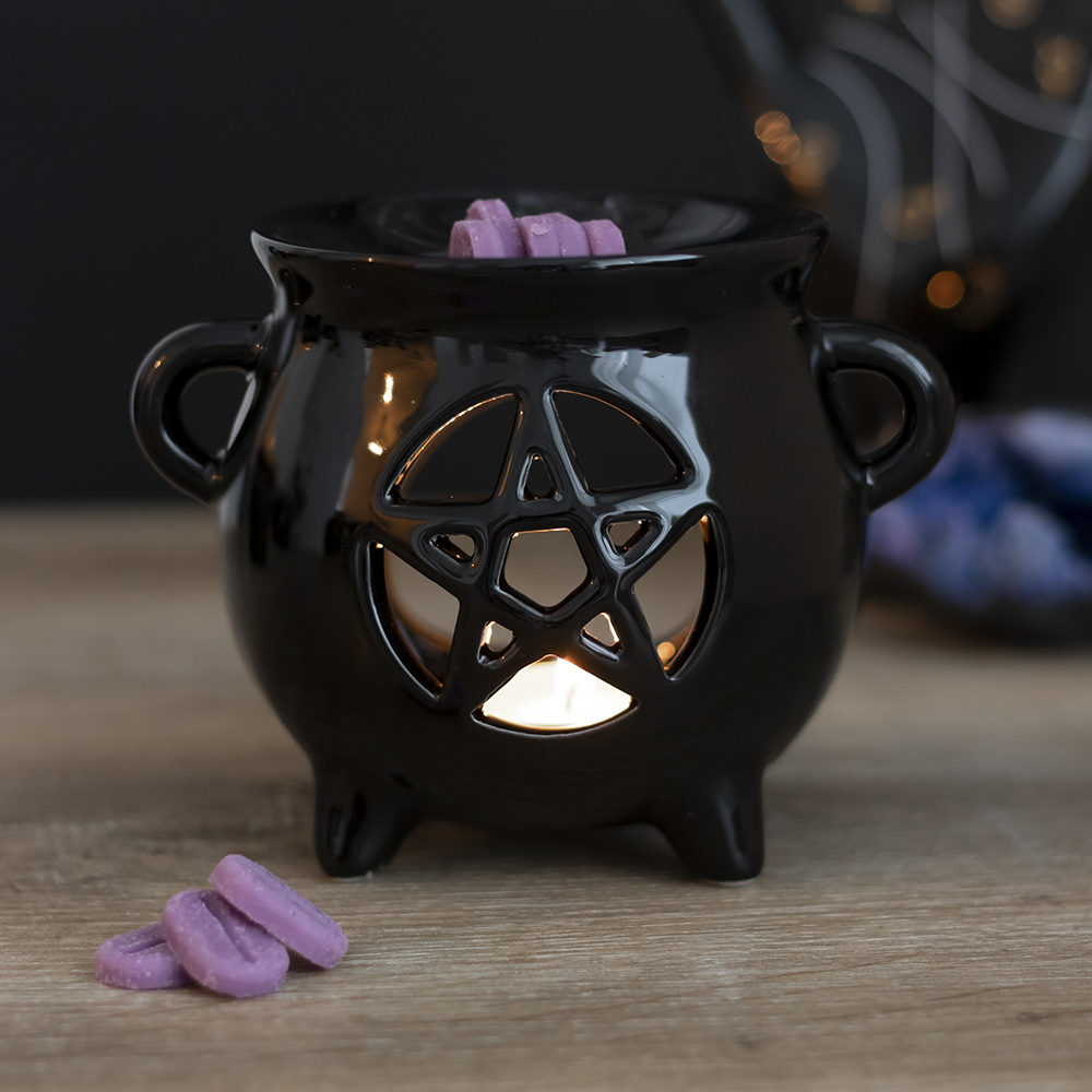 Pentagram Cauldron Oil Burner2