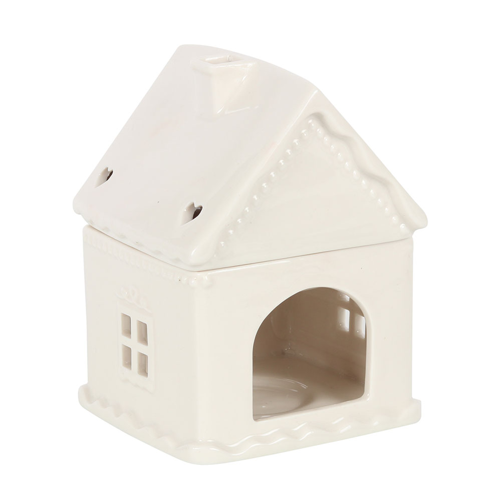 White Gingerbread House Oil Burner1