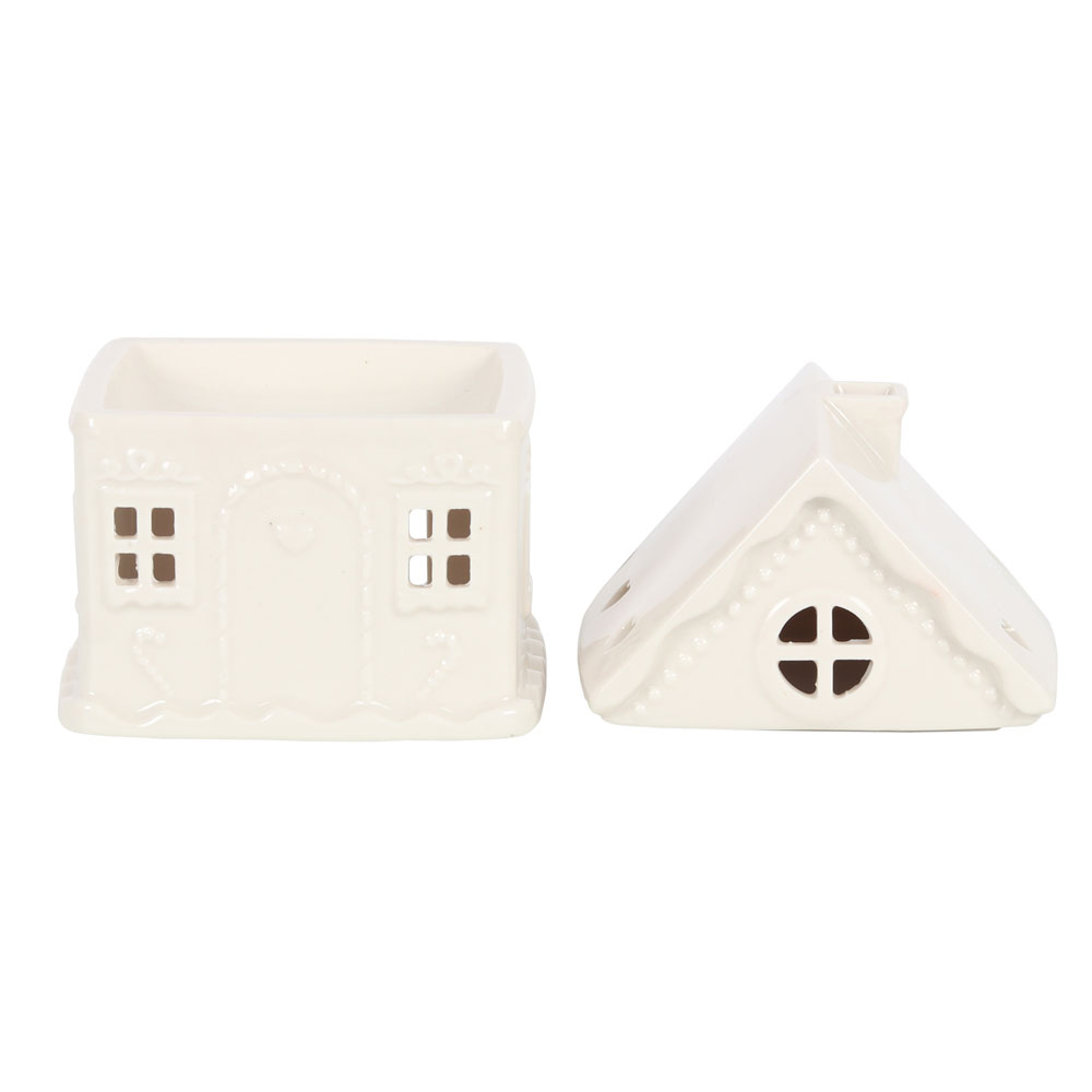 White Gingerbread House Oil Burner3