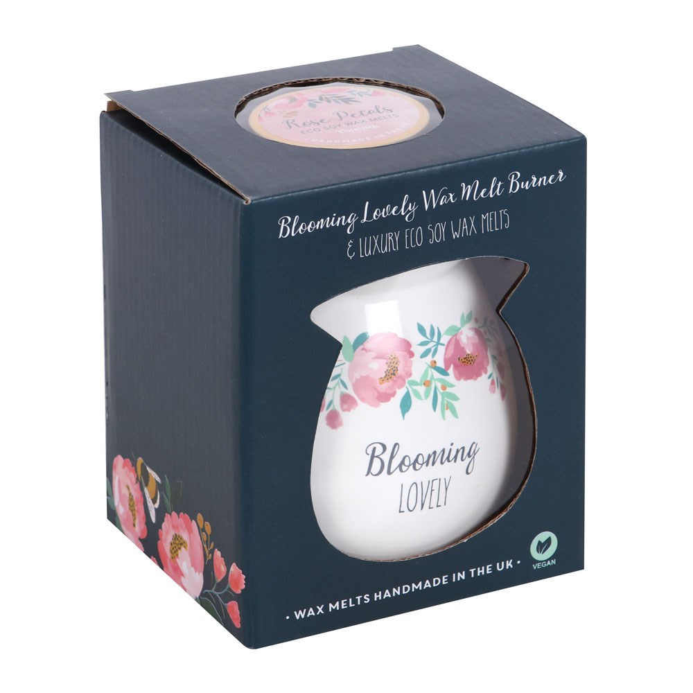 Large Blooming Lovely Wax Melt Burner Gift Set4