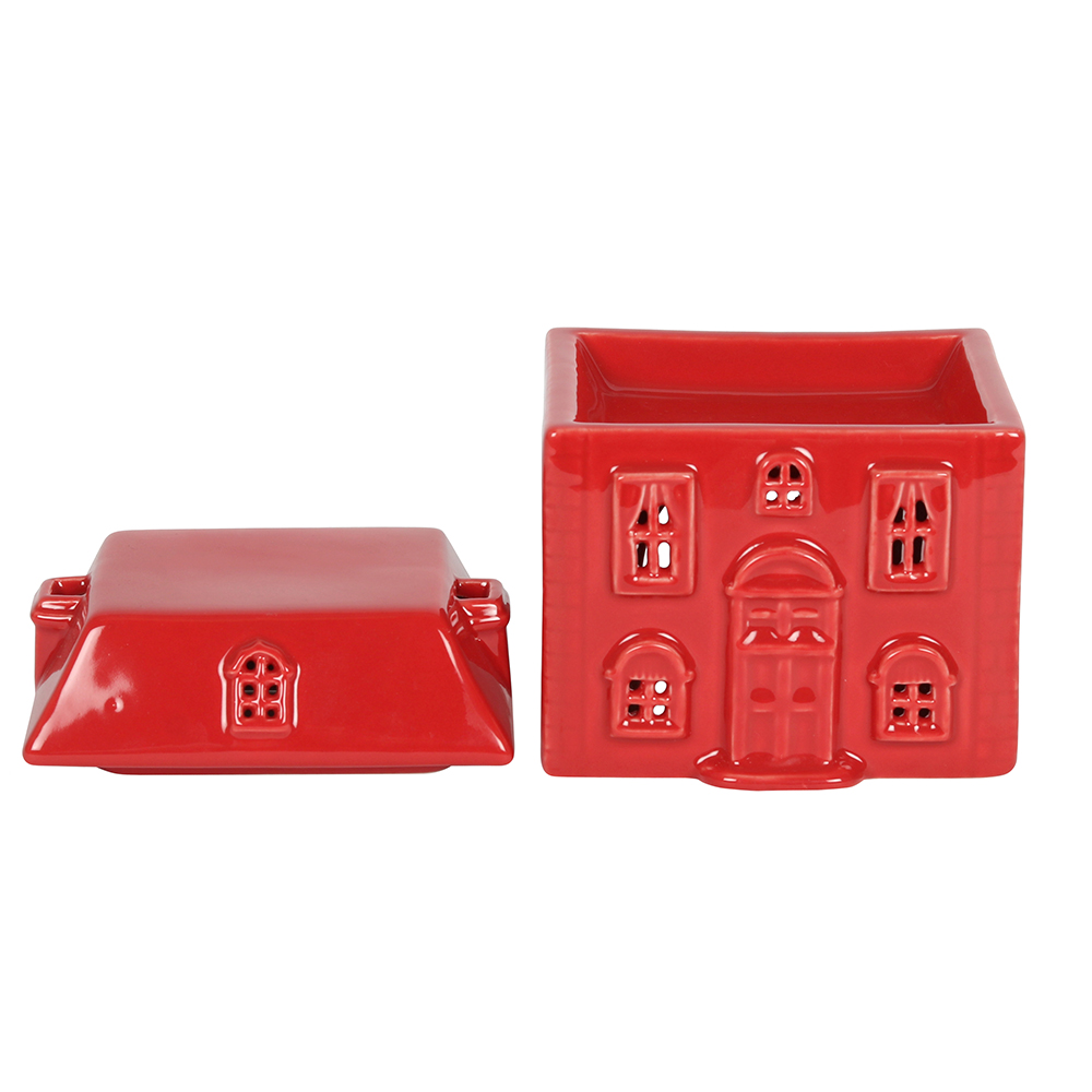 Red Ceramic House Oil Burner2