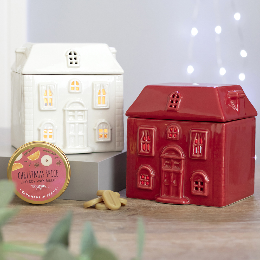 Red Ceramic House Oil Burner5