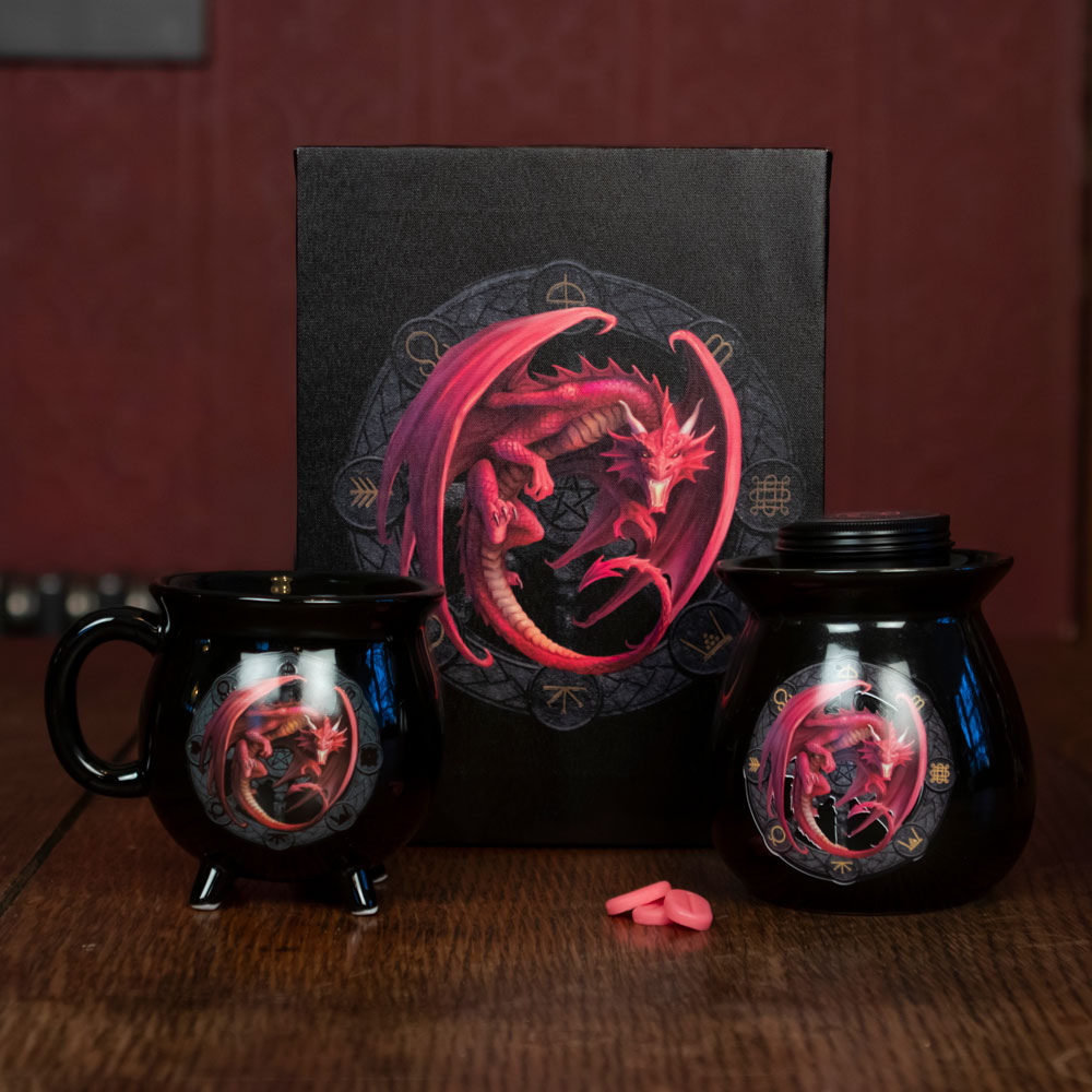 Lammas Wax Melt Burner Gift Set by Anne Stokes2