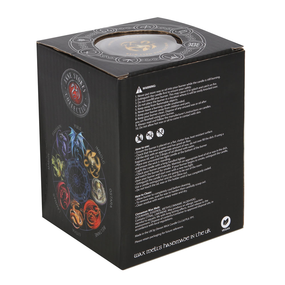 Imbolc Wax Melt Burner Gift Set by Anne Stokes3