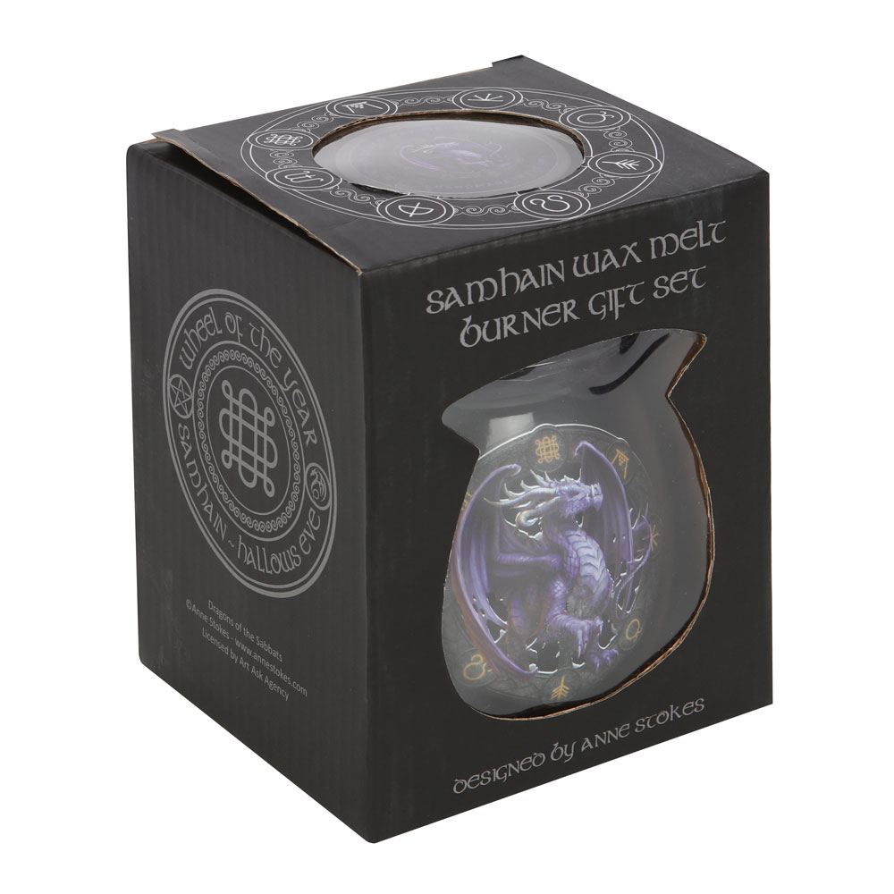 Samhain Wax Melt Burner by Anne Stokes2