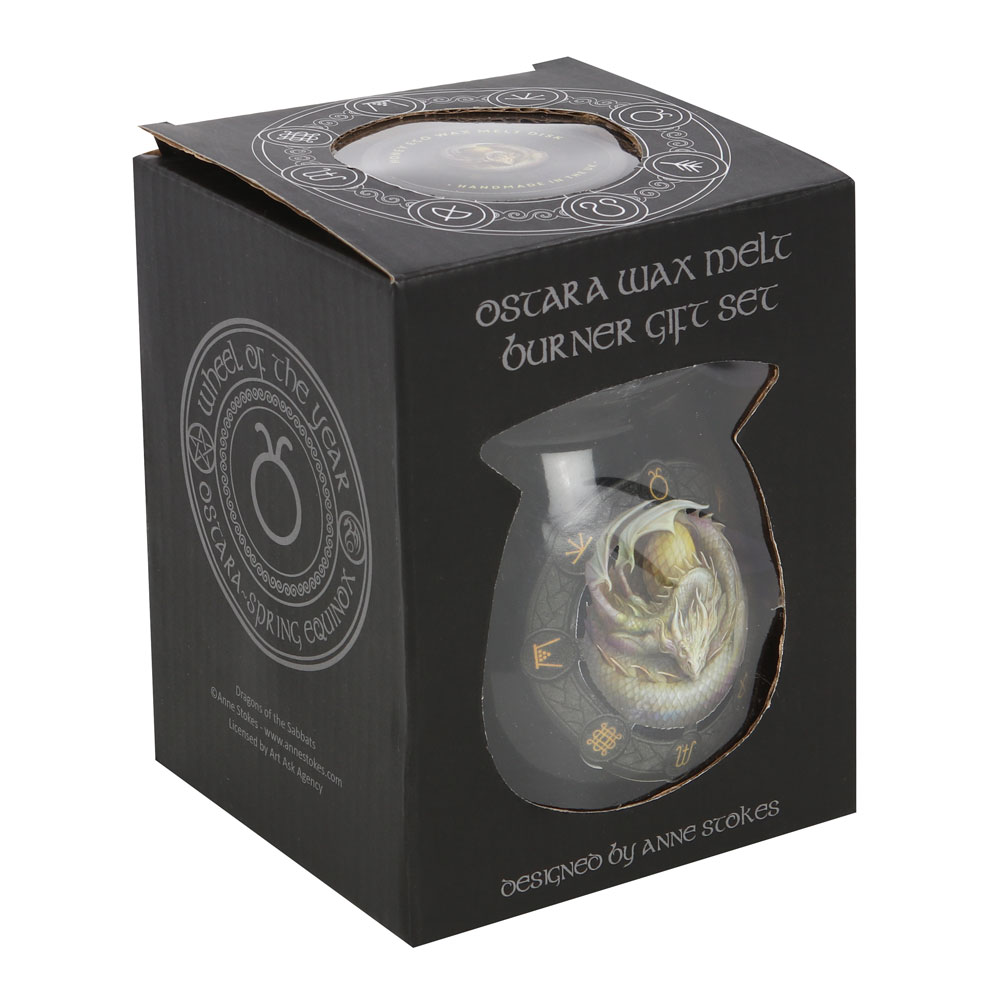 Ostara Wax Melt Burner Gift Set by Anne Stokes2