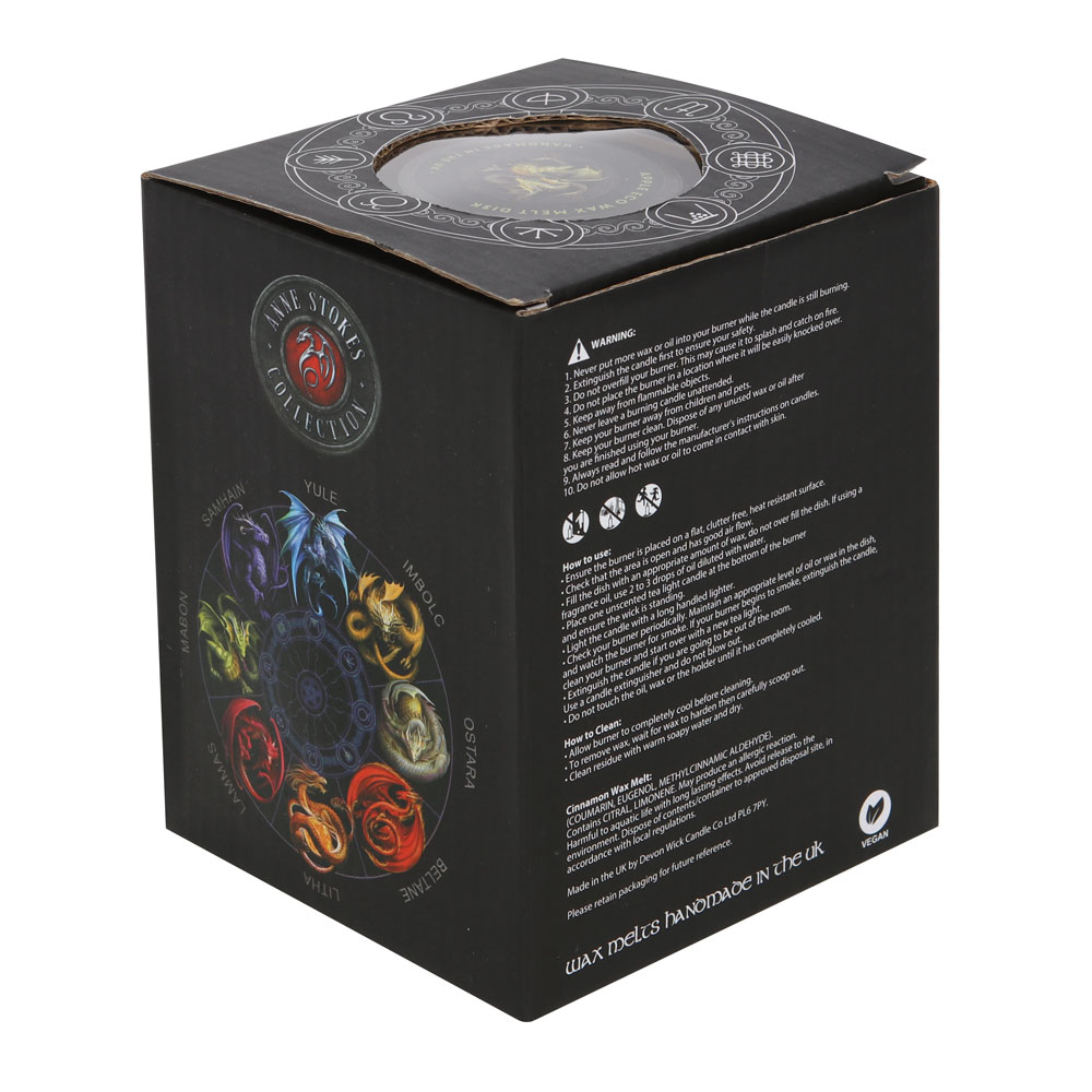 Mabon Wax Melt Burner Gift Set by Anne Stokes3