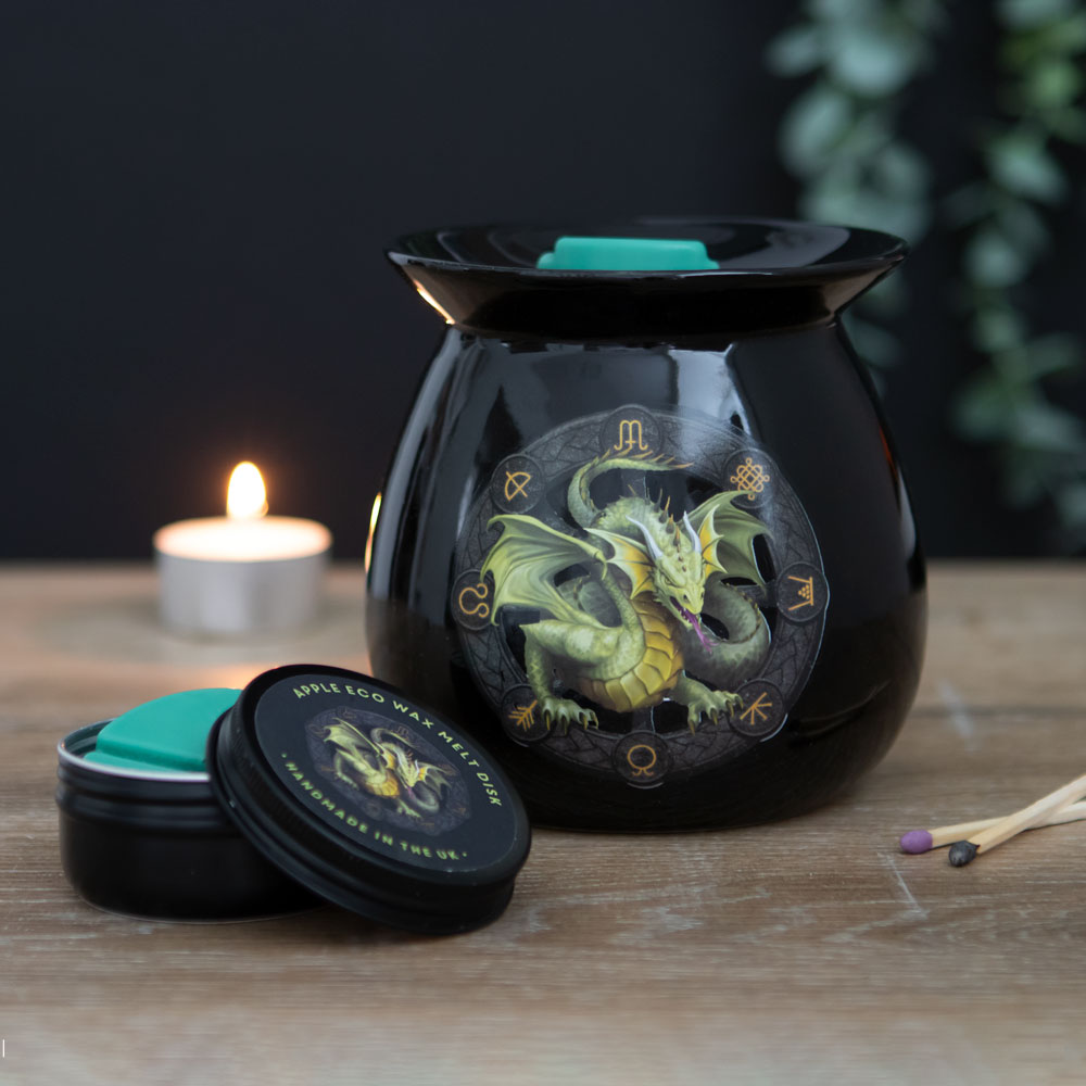 Mabon Wax Melt Burner Gift Set by Anne Stokes4