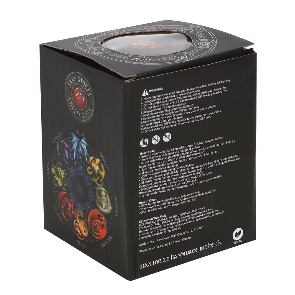 Litha Wax Melt Burner Gift Set by Anne Stokes3