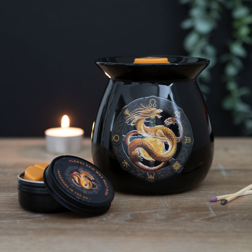 Litha Wax Melt Burner Gift Set by Anne Stokes4