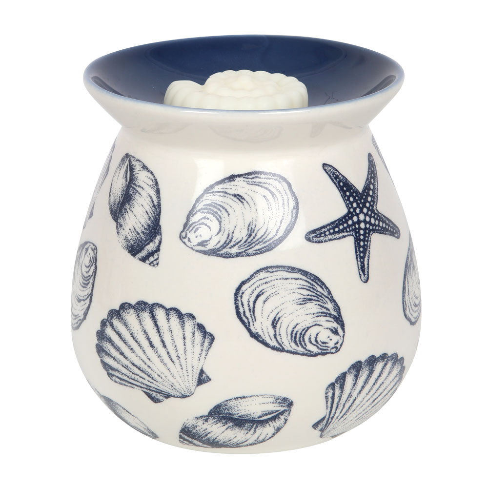 Seashell Wax Melt Burner Gift Set1