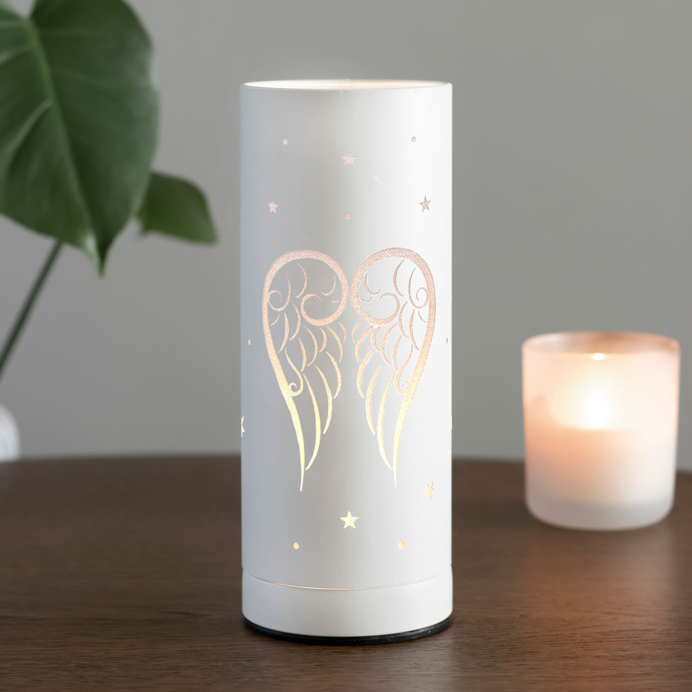 White Angel Wings Electric Aroma Lamp3