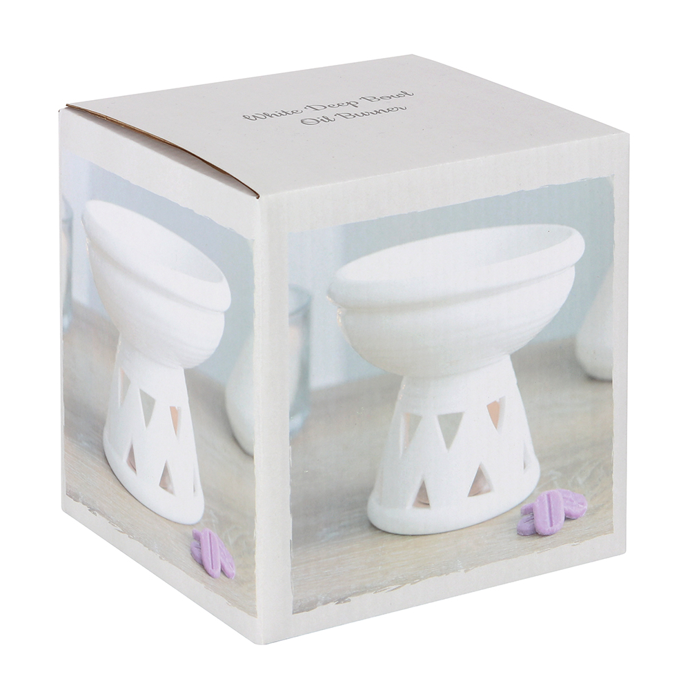 Off White Deep Bowl Oil Burner2
