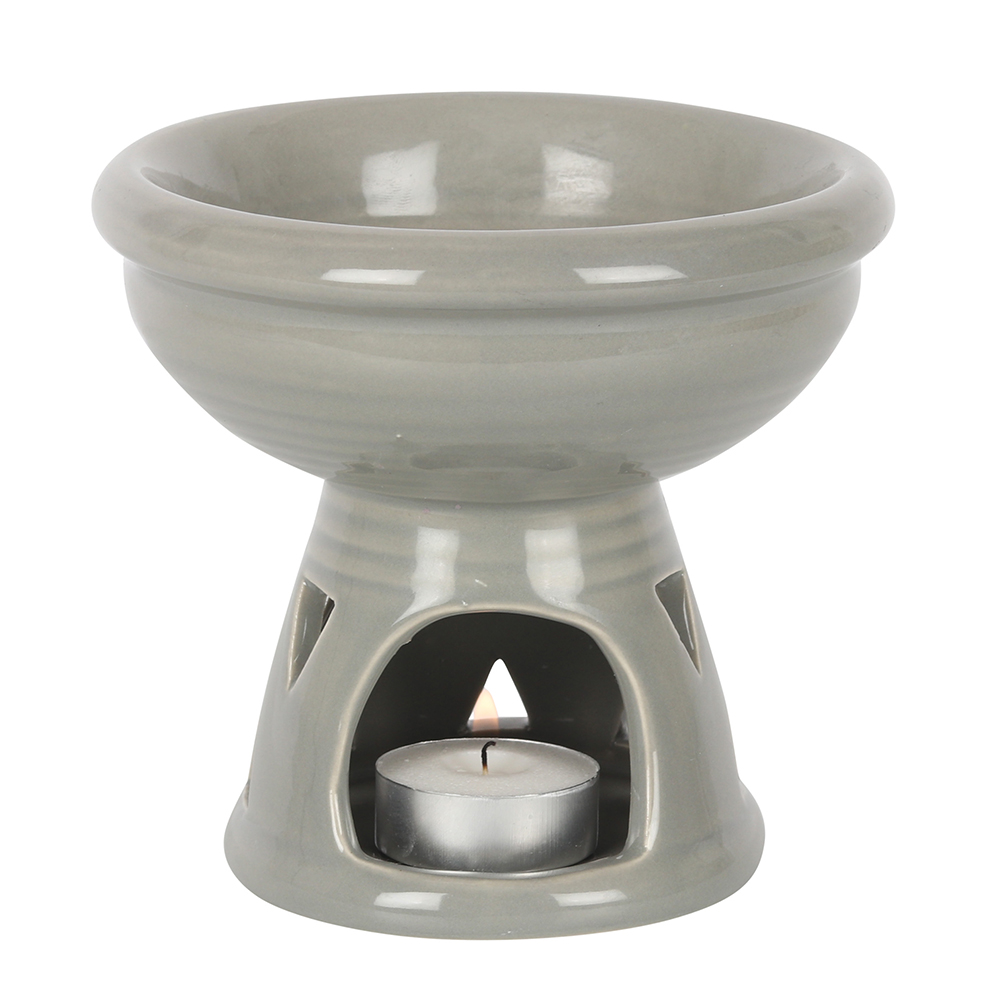 Grey Deep Bowl Oil Burner1