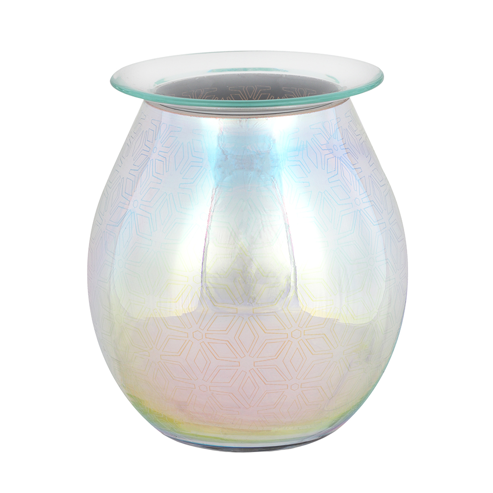 3D Geometric Flower Light Up Electric Oil Burner1
